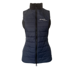 hybrid reitweste spooks dunkelblau navy schwarz softshell steppweste outdoor sport springstar weste dünne reitweste damen reiten