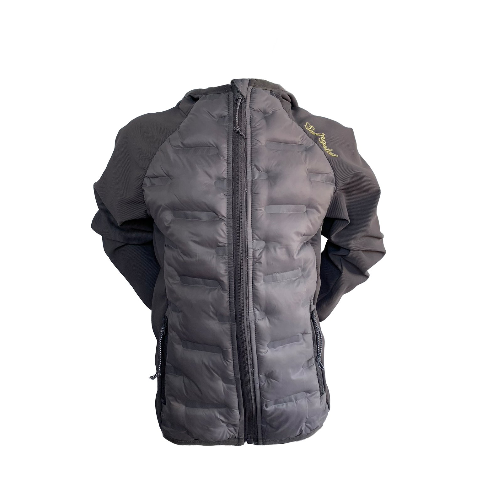 kinder funktions reitjacke bella softshell steppjacke grau kapuze springstar