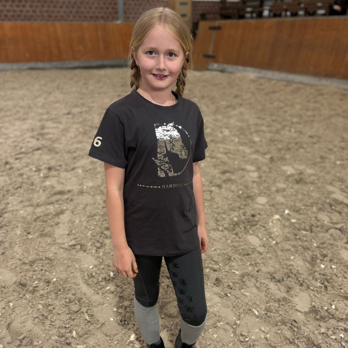 Kinder T-Shirt Derby – Wendepailletten Gold & Silber | Springstar ...