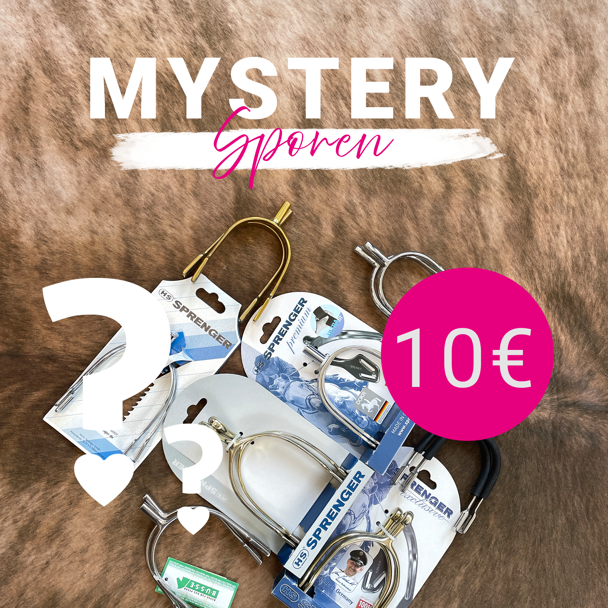 Mystery Sporen Überraschungspaket 10 Euro Springstar Reitsport