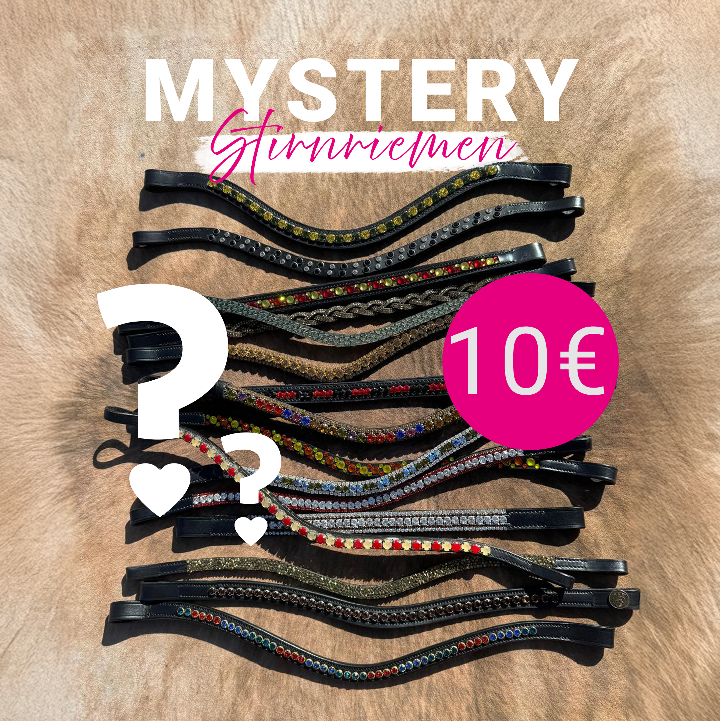 mystery überraschugsbox glitzer stirnriemen pferd 