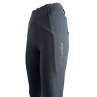 High Waist Reitleggings mit Gürtelschlaufen