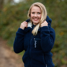 teddyjacke spooks damen frostbeule springstar kapuze dunkelblau