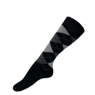 thermo winter reitsocken kariert doppelpack schwarz