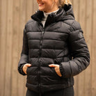 Winterjacke spooks  fleece jacke winter schwarz 