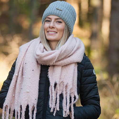 Fleece Mütze Damen wintermütze damen, johanna,verschiedene farben, springstar,sps,ohne bommel,strick,winter,warm
