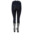 Highwaist-Reithose Tiffy von SPRINGSTAR 2048 in Dark Blue mit zwei Handytaschen und Kristall-Applikationen details