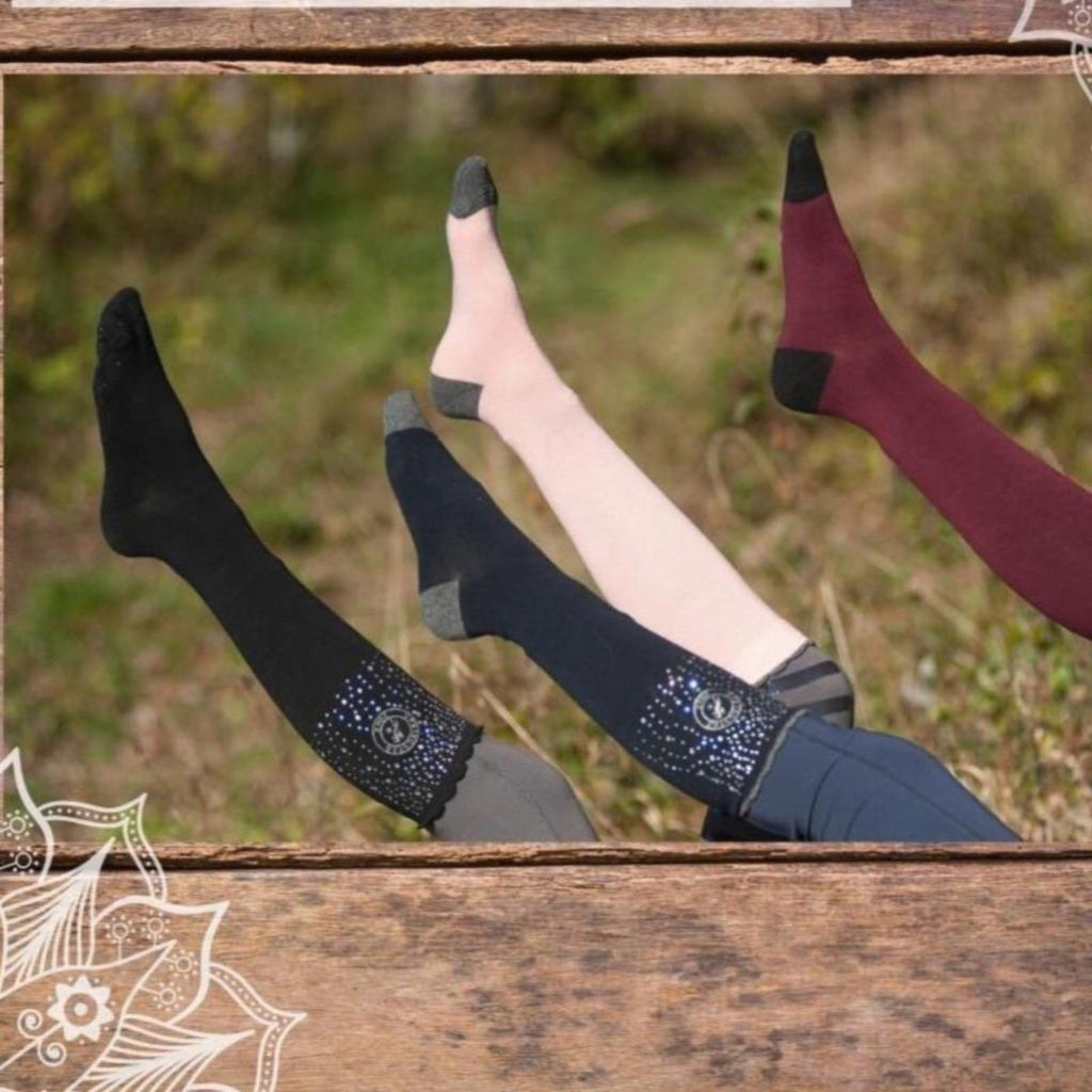 reitsocken-nori-socken-strümpfe-glitzer-lang-reiten-freizeit-springstar-sps-rosa-schwarz-marine-schwarz-schaft-leggings-springen-waschbar doppelpack