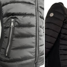 übergangsjacke reitjacke steppjacke schwarz springstar spooks stehkragen