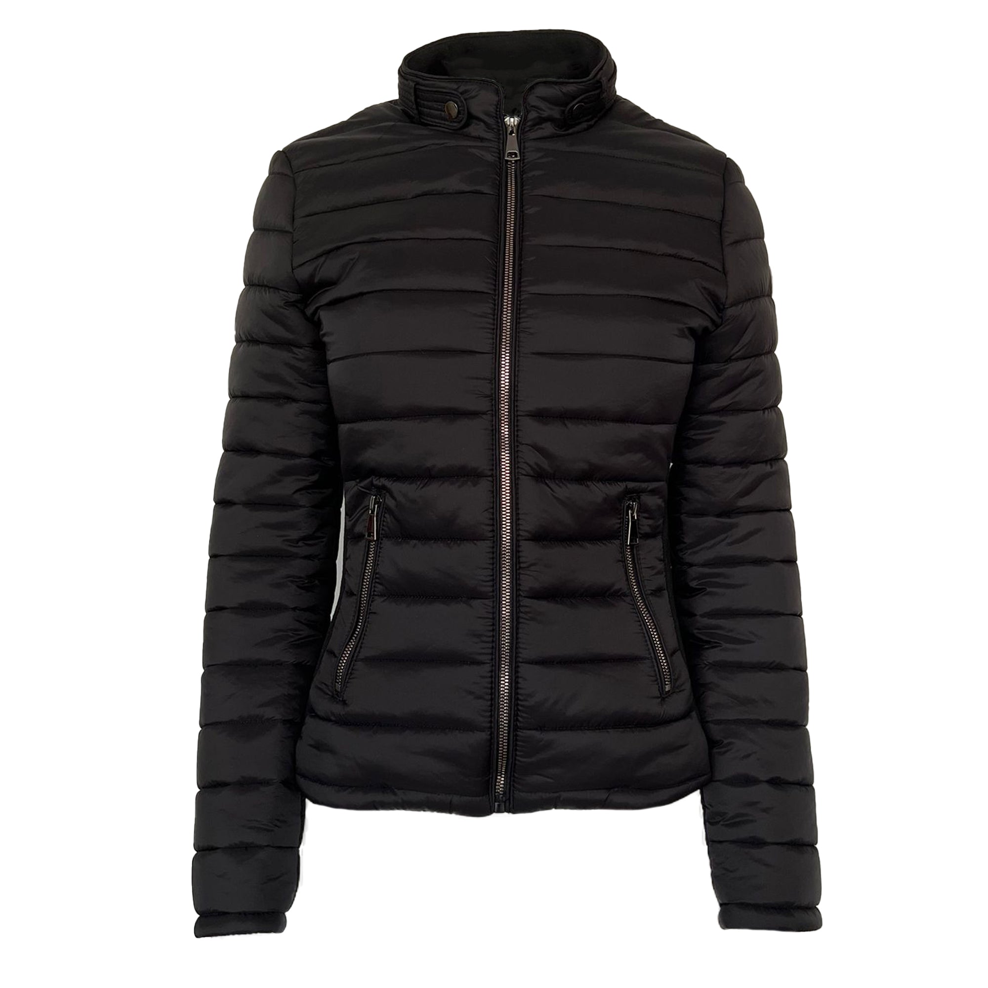 übergangsjacke reitjacke steppjacke schwarz springstar spooks stehkragen