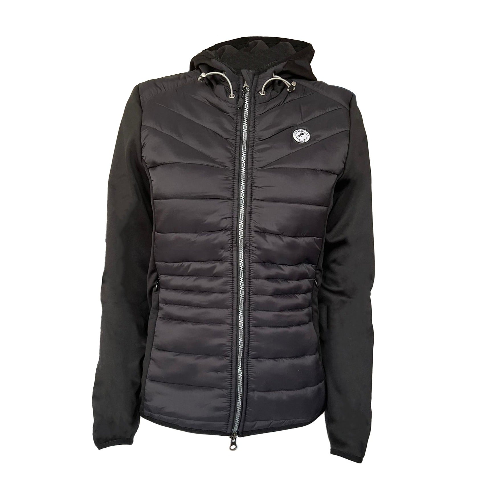 Funktionsjacke Materialmix "Romina" schwarzhybridjacke-uebergangsjacke-romina-black