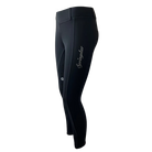 Springstar Kinder Reitleggings mit Handytasche Schwaz Silikon Besatz