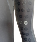 herzenspony kinder reiteggings kinderreithose reitleggins mit handytasche sommer reitleggings grau silikon vollbesatz gürtelschlaufen springstar sps