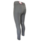 herzenspony kinder reiteggings kinderreithose reitleggins mit handytasche sommer reitleggings grau silikon vollbesatz gürtelschlaufen