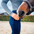     Pull-UpReitleggingsmitFull-GripTausendschoen-darkbluenavyblauside-handytasche-goodie-geschenk-thermo-leggings   high waist reitleggings