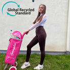 reitleggings braun nachhaltige reitbekleidung reithose reitleggins springstar trolley pink global recycled standard