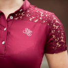 Turniershirt glitzer spitze rot springstar sps trainingsshirt spooks